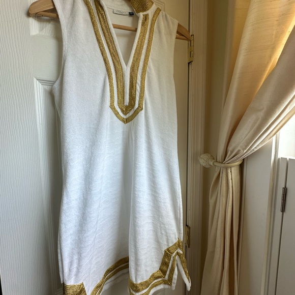 Cabana Life Other - Cabana Life White and Gold Top